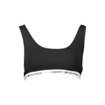 Tommy Hilfiger Black Cotton Women Sports Bra TO-2206-XS
