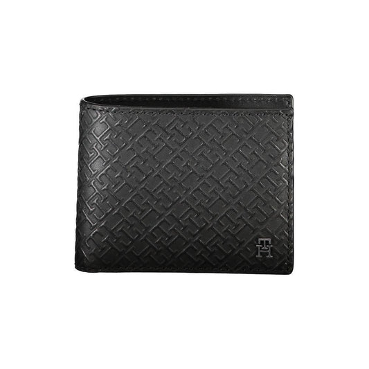 Tommy Hilfiger Elegant Leather Double Card Wallet with Contrast Details TO-27184
