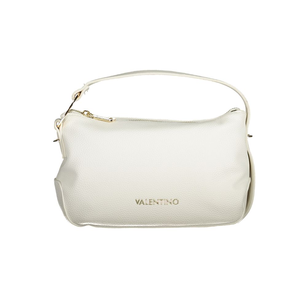 Mario Valentino White Polyethylene Women Handbag with logo and elegant design