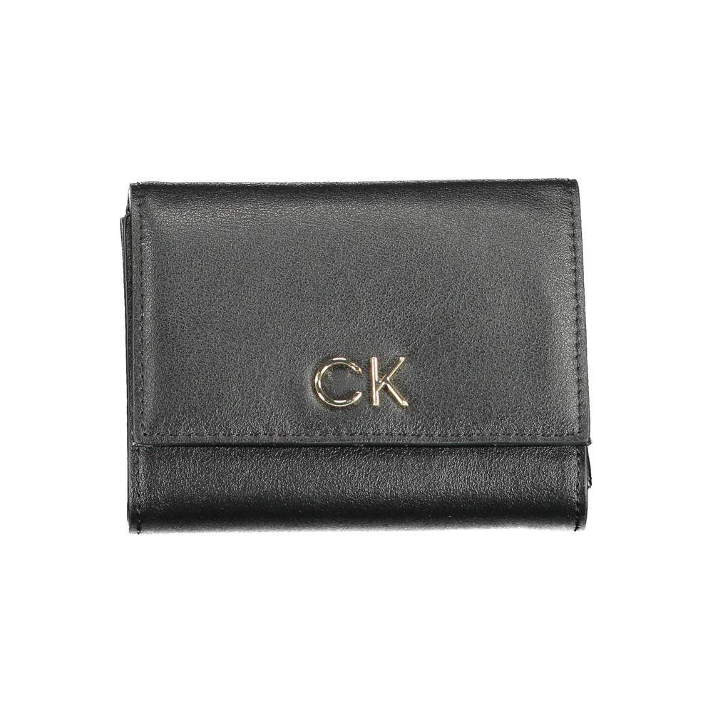 Calvin Klein Black Polyester Women Wallet CA-37971