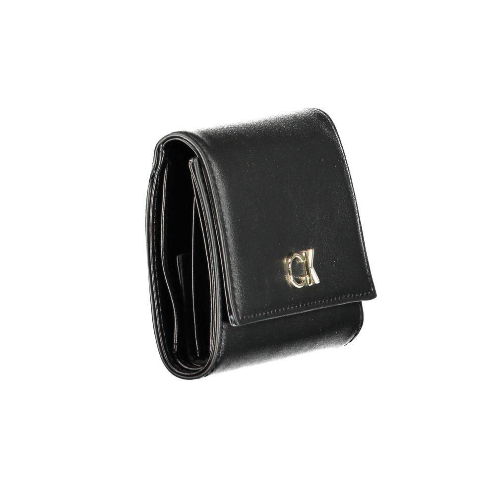 Calvin Klein Black Polyester Women Wallet CA-37971