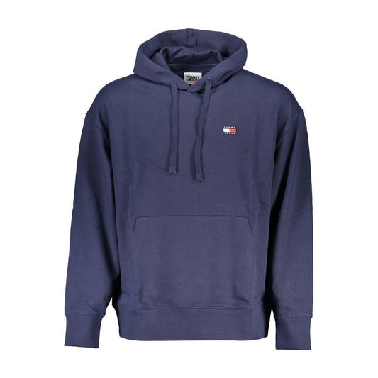 Tommy Hilfiger Chic Blue Hooded Sweatshirt with Logo Detail TO-27620-S