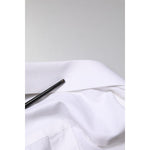 Dolce & Gabbana White GOLD Cotton Long Sleeves Formal Shirt TSH906903-42