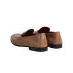 Brunello Cucinelli Brown Leather Loafer Dress Formal Shoes MV7268-43