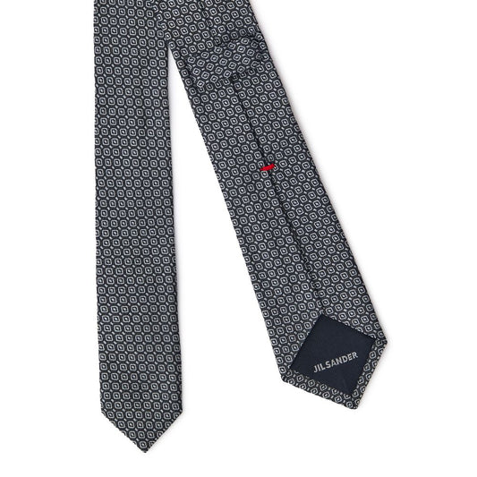 Jil Sander Gray Silk Ties & Bowty JISA-9090662