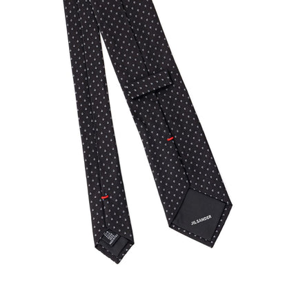 Jil Sander Blue Silk Tie