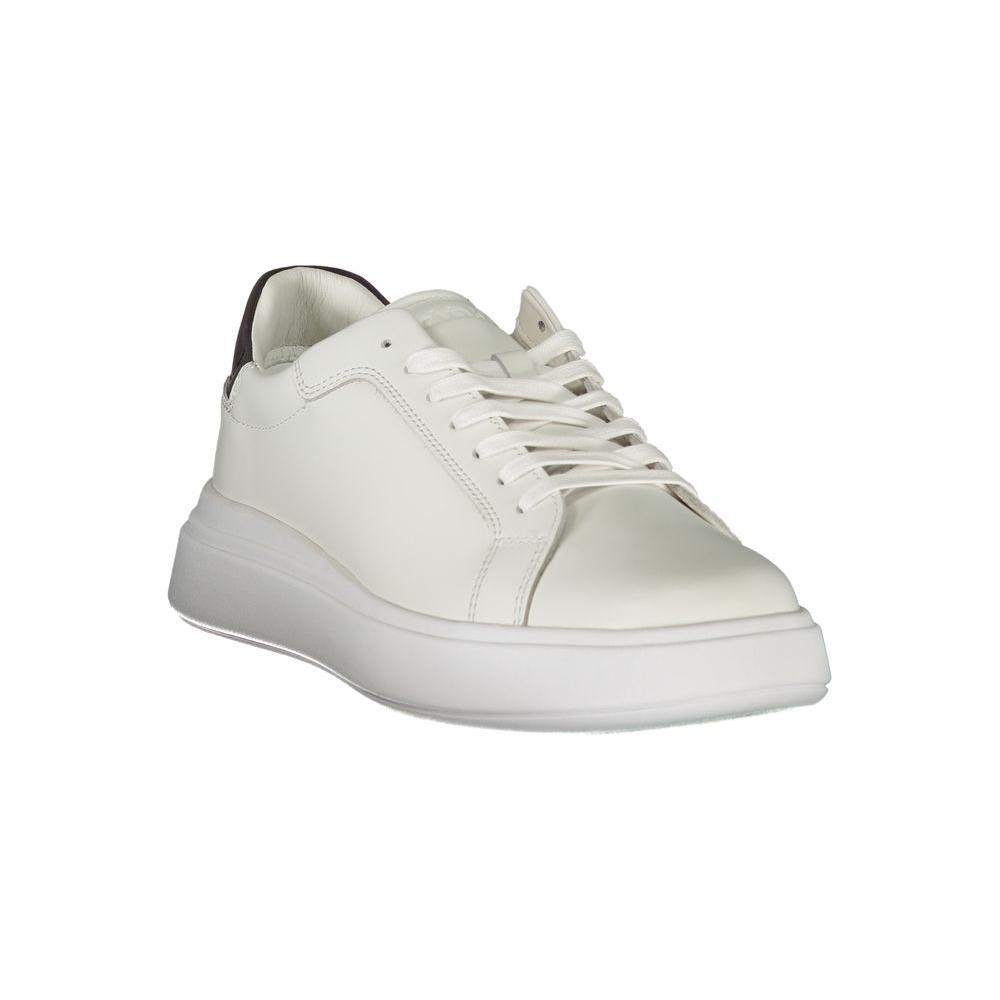Calvin Klein Sleek White Contrast Lace-Up Sneakers CA-26830-EU45/US12
