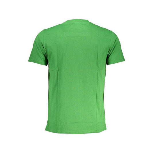 Cavalli Class Green Cotton T-Shirt CA-28488-L