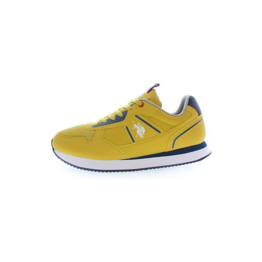 U.S. POLO ASSN. Yellow Polyester Men Sneaker US-36936-EU44/US11
