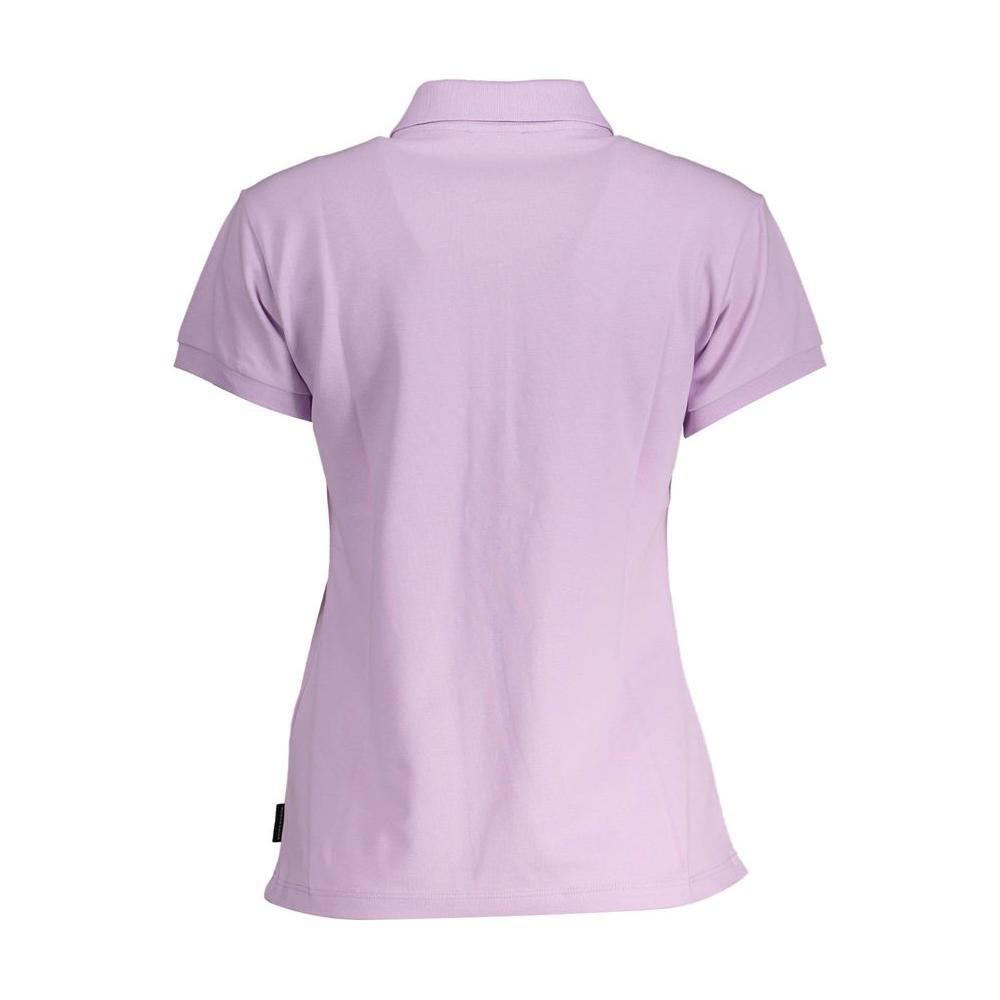 North Sails Pink Cotton Women Polo Shirt NO-20272-XS