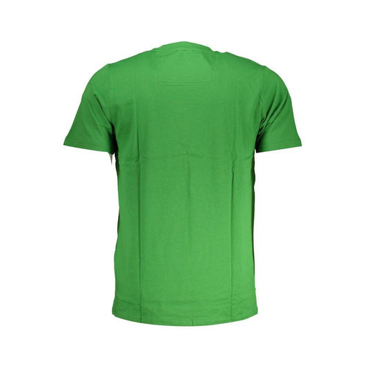 Cavalli Class Green Cotton T-Shirt CA-28582-M