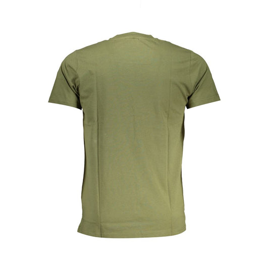 Cavalli Class Green Cotton T-Shirt CA-28598-M