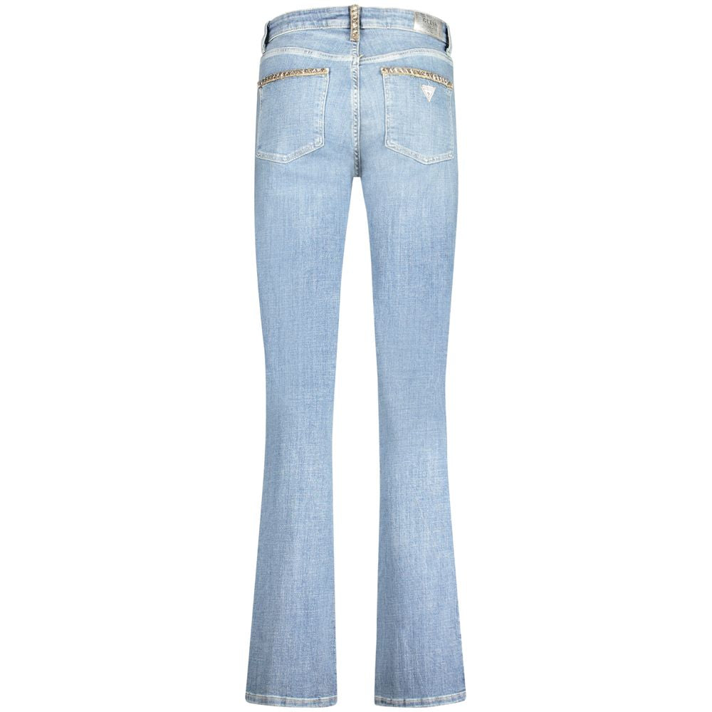 Guess Jeans Light Blue Cotton Women Jeans GU-33361-W32 | L34