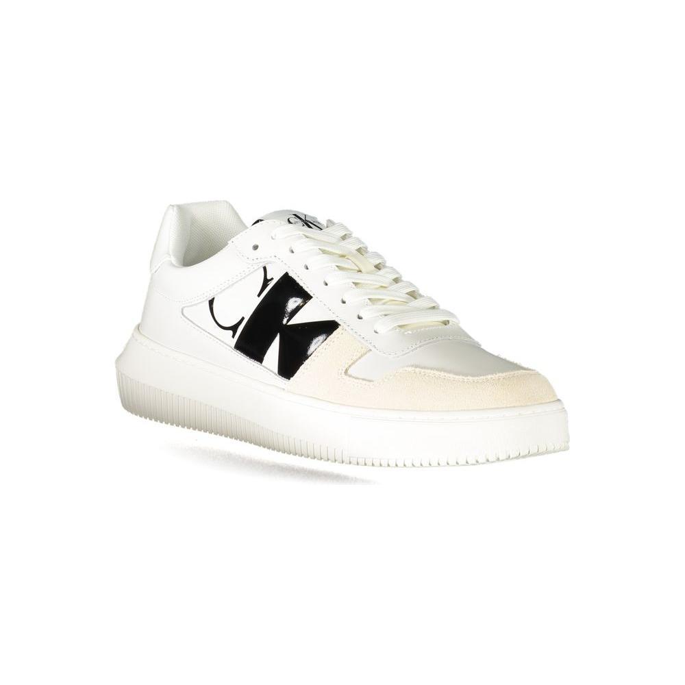 Calvin Klein White Polyester Sneaker CA-29639-EU40/US7