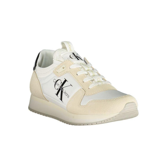 Calvin Klein White Polyester Women Sneaker