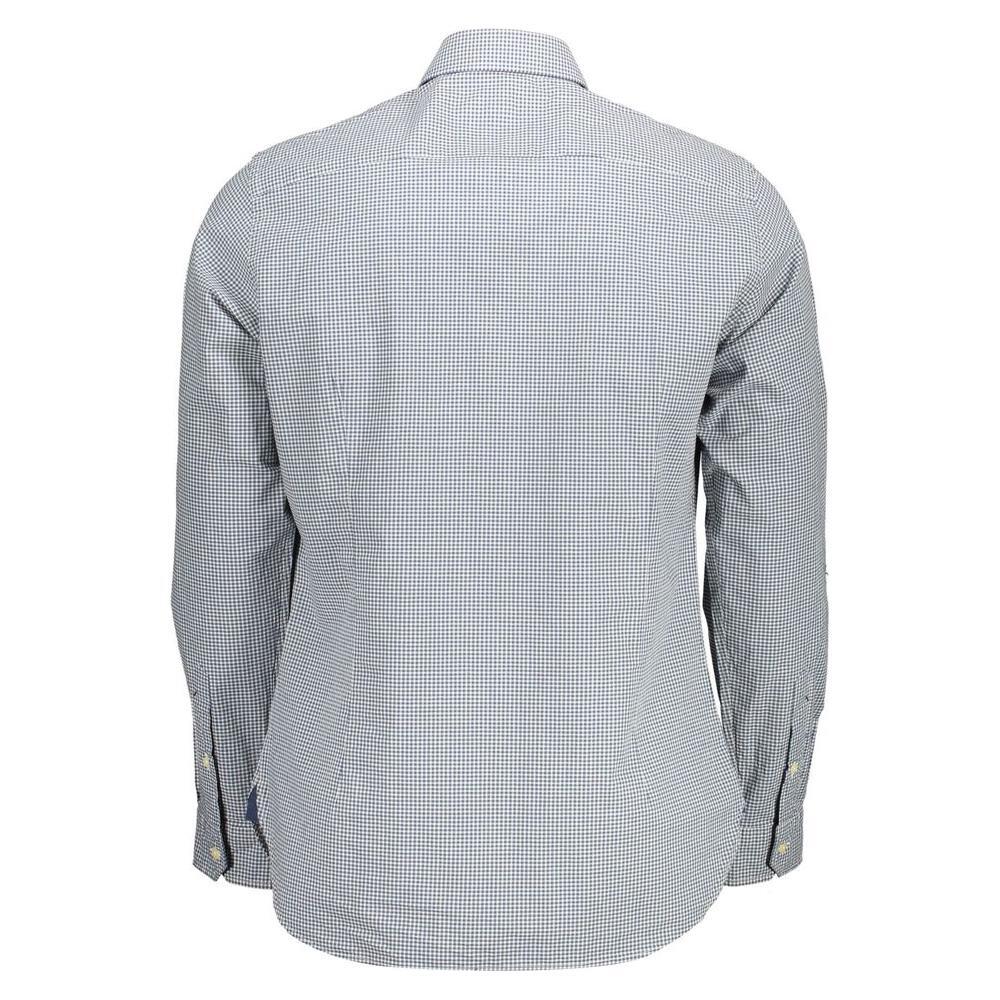 U.S. POLO ASSN. Light Blue Cotton Men Shirt US-16873-XL