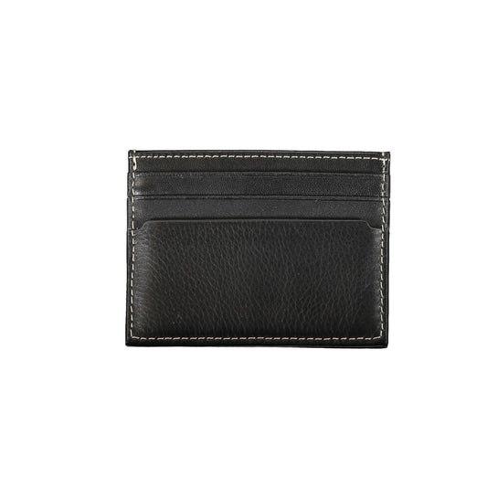 Tommy Hilfiger Black Leather Men Wallet TO-25987