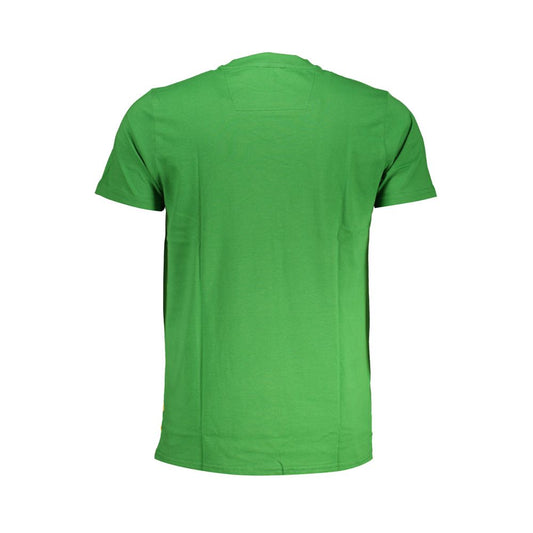 Cavalli Class Green Cotton T-Shirt CA-28587-L