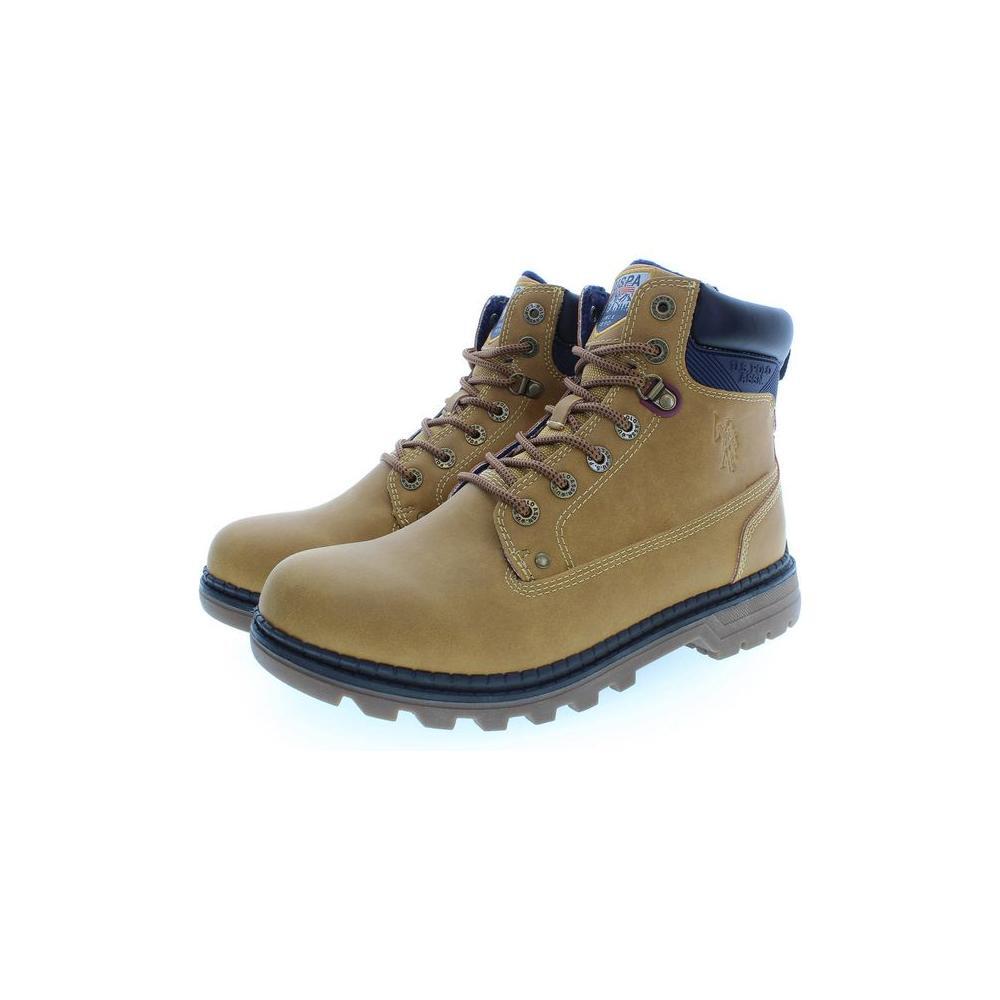 U.S. POLO ASSN. Beige Polyester Men Boot US-37691-EU41/US8