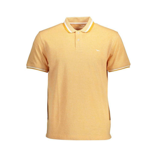 Harmont & Blaine Orange Cotton Men Polo Shirt