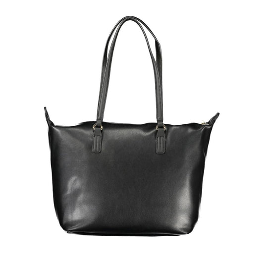 Tommy Hilfiger Black Polyester Handbag TO-27572