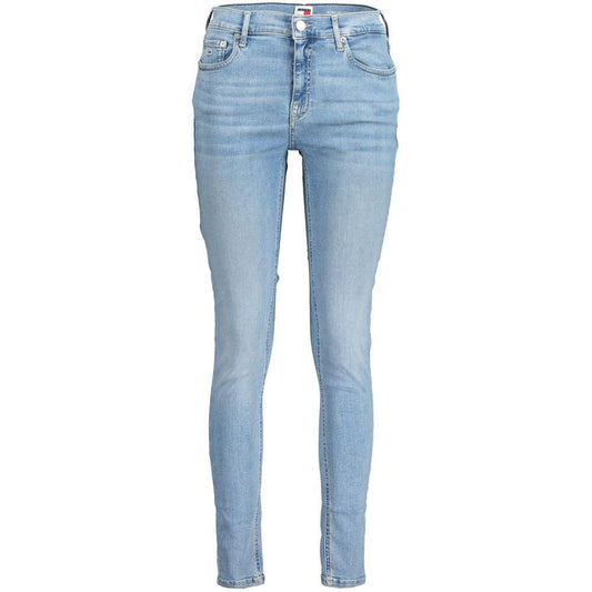 Tommy Hilfiger Light Blue Cotton Women Jeans TO-31332-W25 | L30