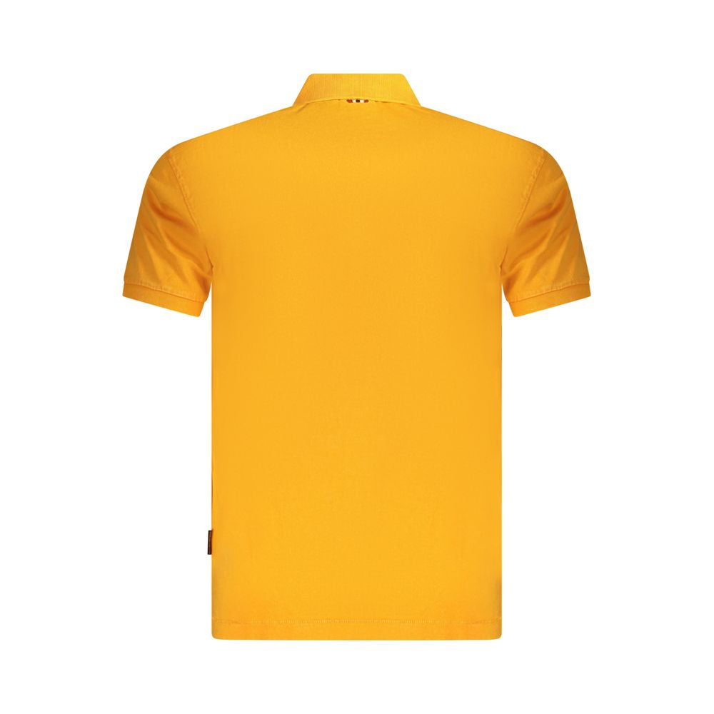 Napapijri Orange Cotton Polo Shirt