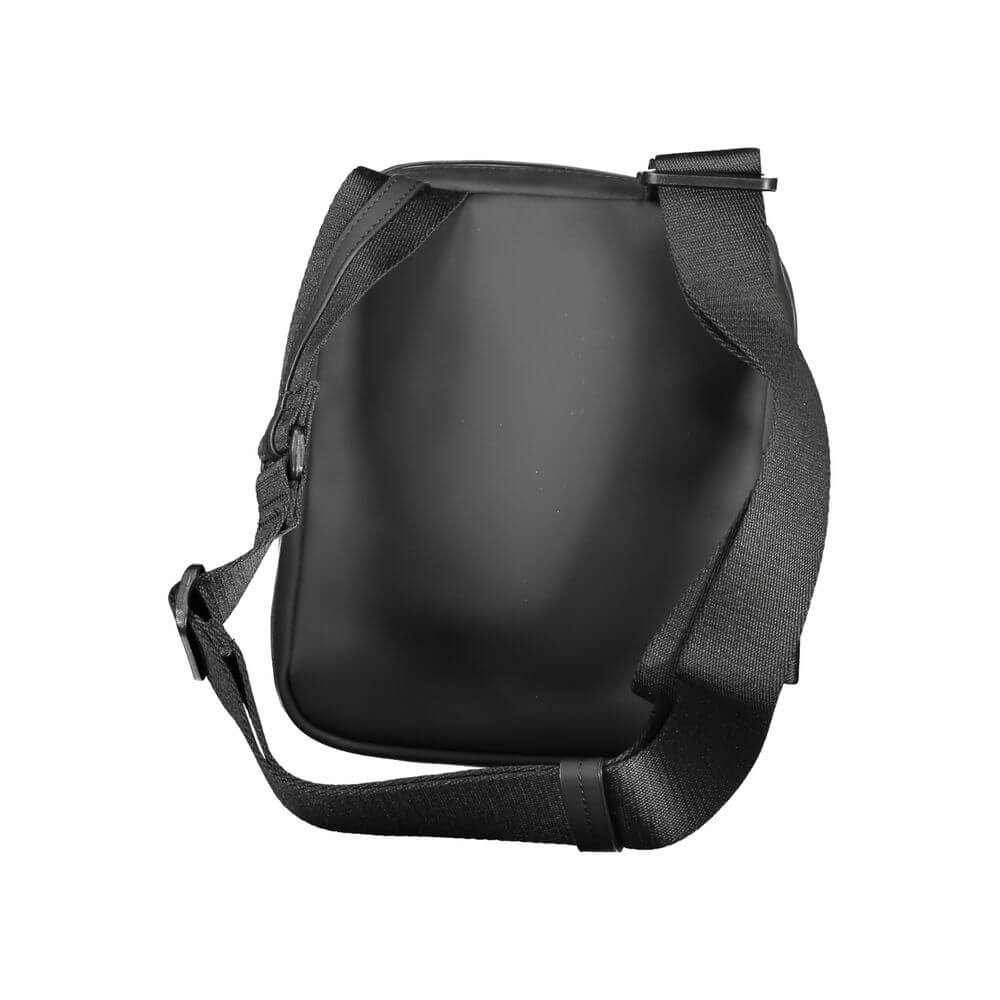 Front view with bag zipped and handles upright.