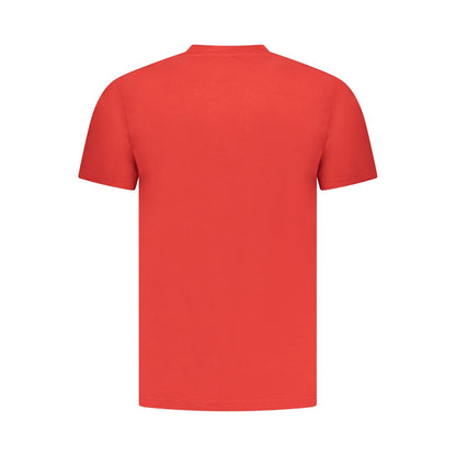 Cavalli Class Red Cotton Men T-Shirt