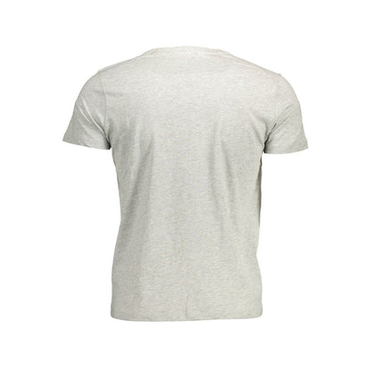 Back view of U.S. POLO ASSN. Brown Cotton Men T-Shirt showcasing simple design and comfort.