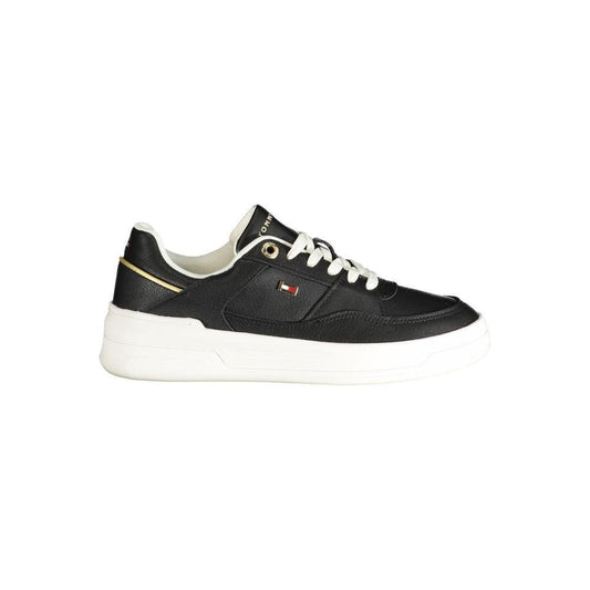 Tommy Hilfiger Black Polyethylene Women Sneaker TO-33498-EU38/US8