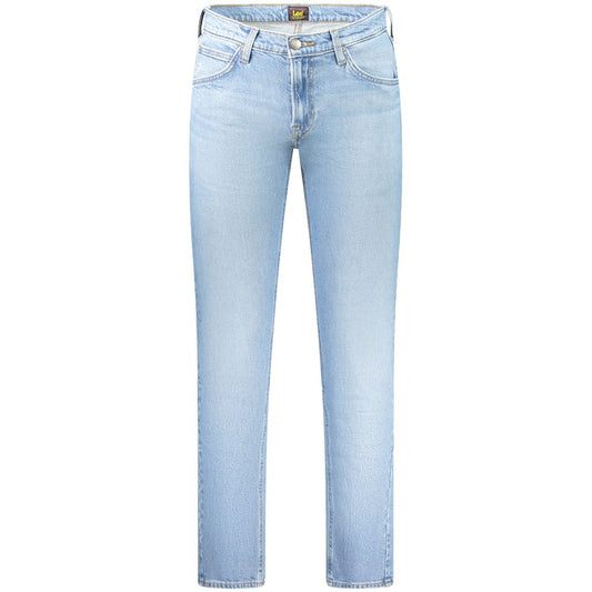 Lee Light Blue Cotton Men Jeans LE-35376-W32 | L32