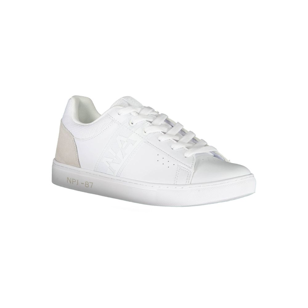 Napapijri White Leather Men Sneaker