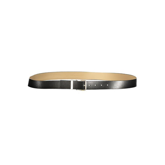 Calvin Klein Black Leather Mens Belt CA-38620-115 CM / 46 INCHES