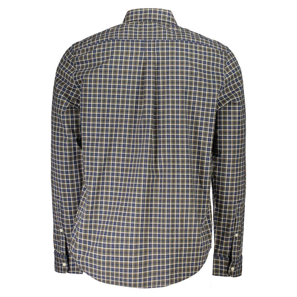 Timberland Blue Cotton Shirt TI-31666-M