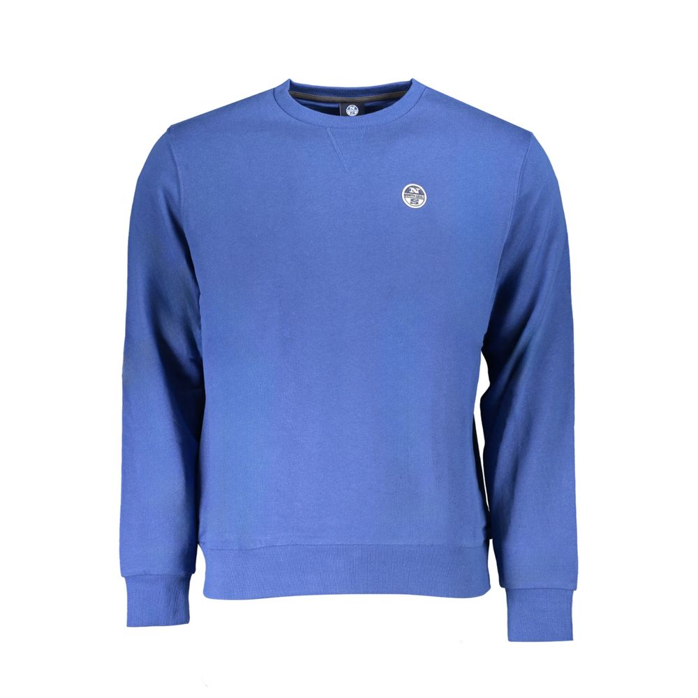 North Sails Blue Cotton Men Sweater