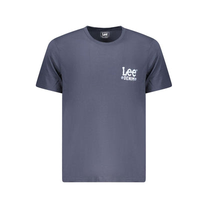 Lee Blue Cotton T-Shirt