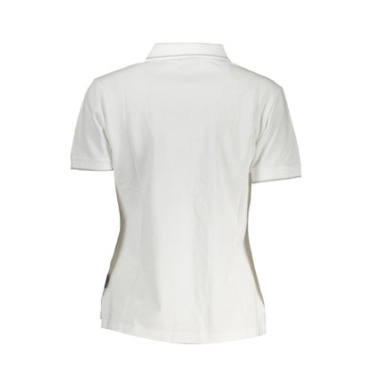 Napapijri White Cotton Polo Shirt