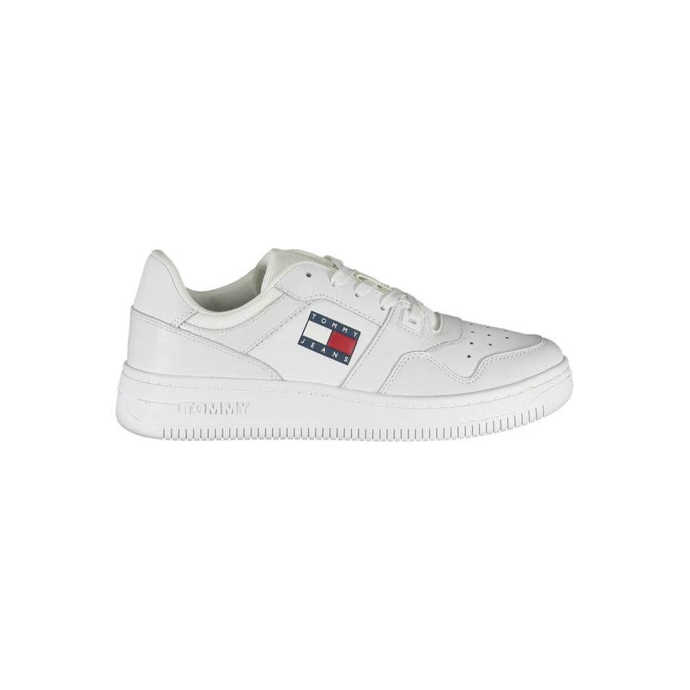 Tommy Hilfiger White Recycled Polyester Women Sneaker