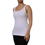 Dolce & Gabbana White Cotton Round Neck Sleeveless Tank Top TSH7170-44