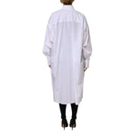 Dolce & Gabbana White Cotton Collared Shirt Long Sleeve Top TSH906745-36