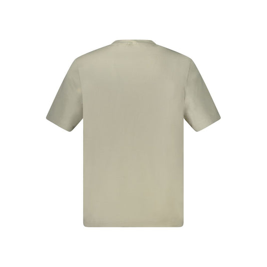 Hugo Boss Beige Cotton T-Shirt BO-33110-M
