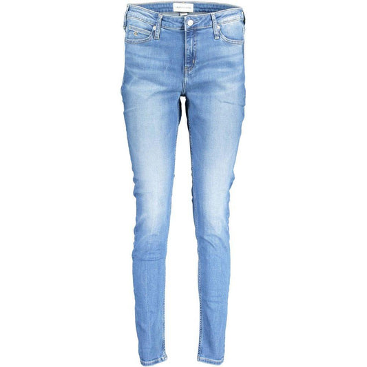 Calvin Klein Blue Cotton Jeans & Pant CA-5189-W26 | L32