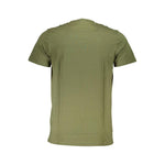 Cavalli Class Green Cotton Men T-Shirt
