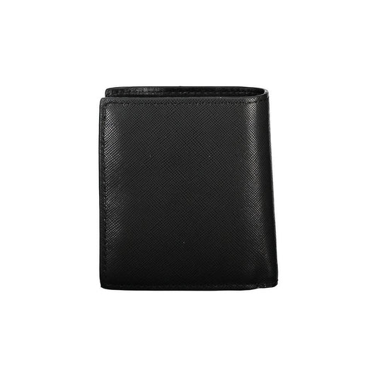 Tommy Hilfiger Black Leather Men Wallet TO-25968
