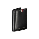 Tommy Hilfiger Black Leather Men Wallet TO-25993