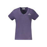 Kappa Blue Cotton Women T-Shirt KA-33068-XS