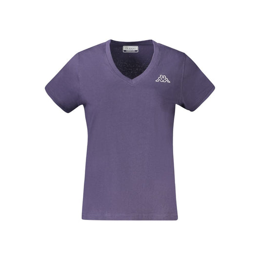 Kappa Blue Cotton Women T-Shirt KA-33068-XS