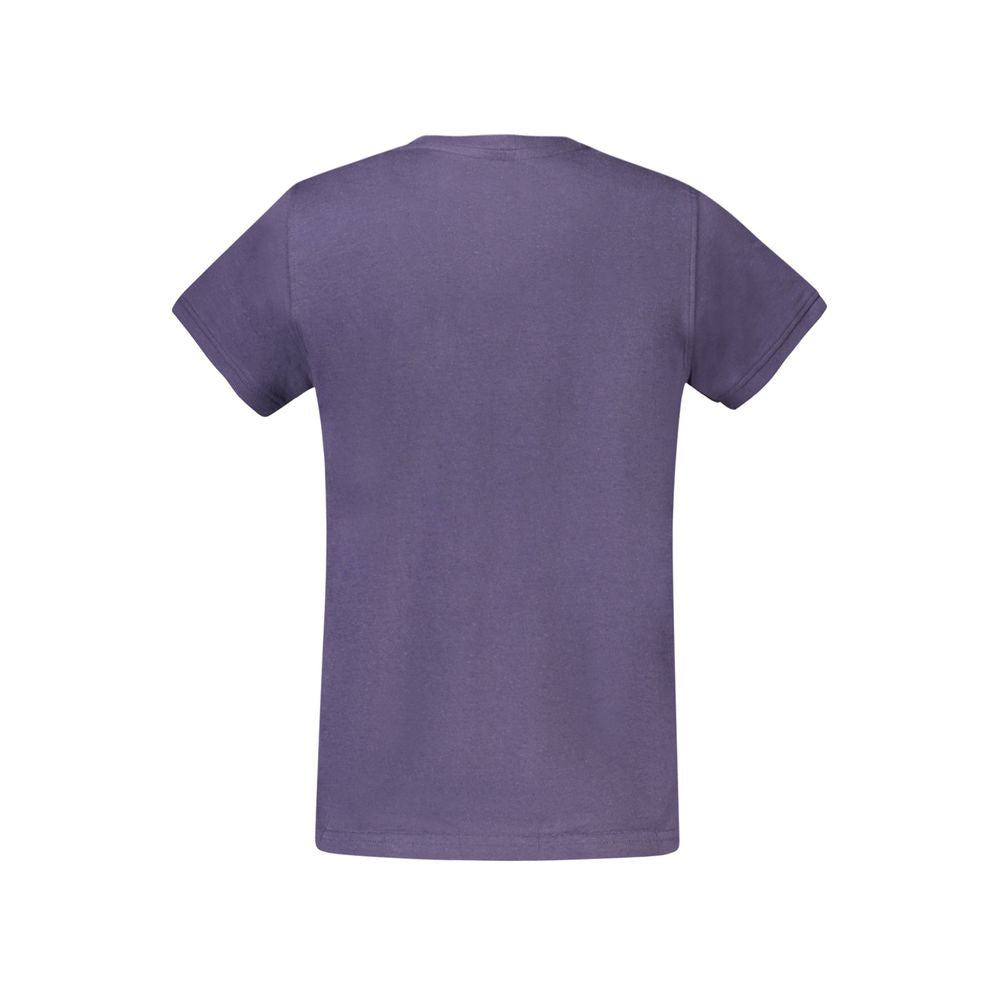 Kappa Blue Cotton Women T-Shirt KA-33068-XS