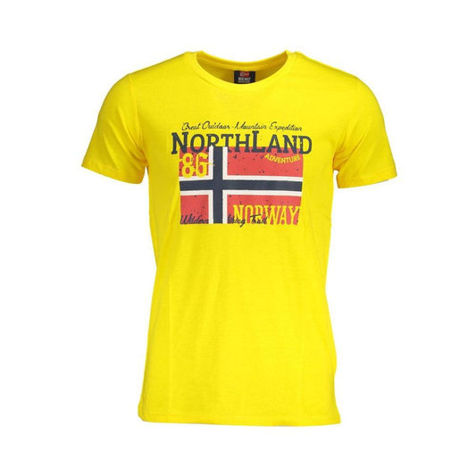 Norway 1963 Yellow Cotton Men T-Shirt NO-37878-XL